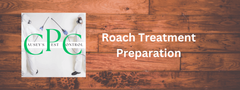 Roach Treatment Preparation Sheet